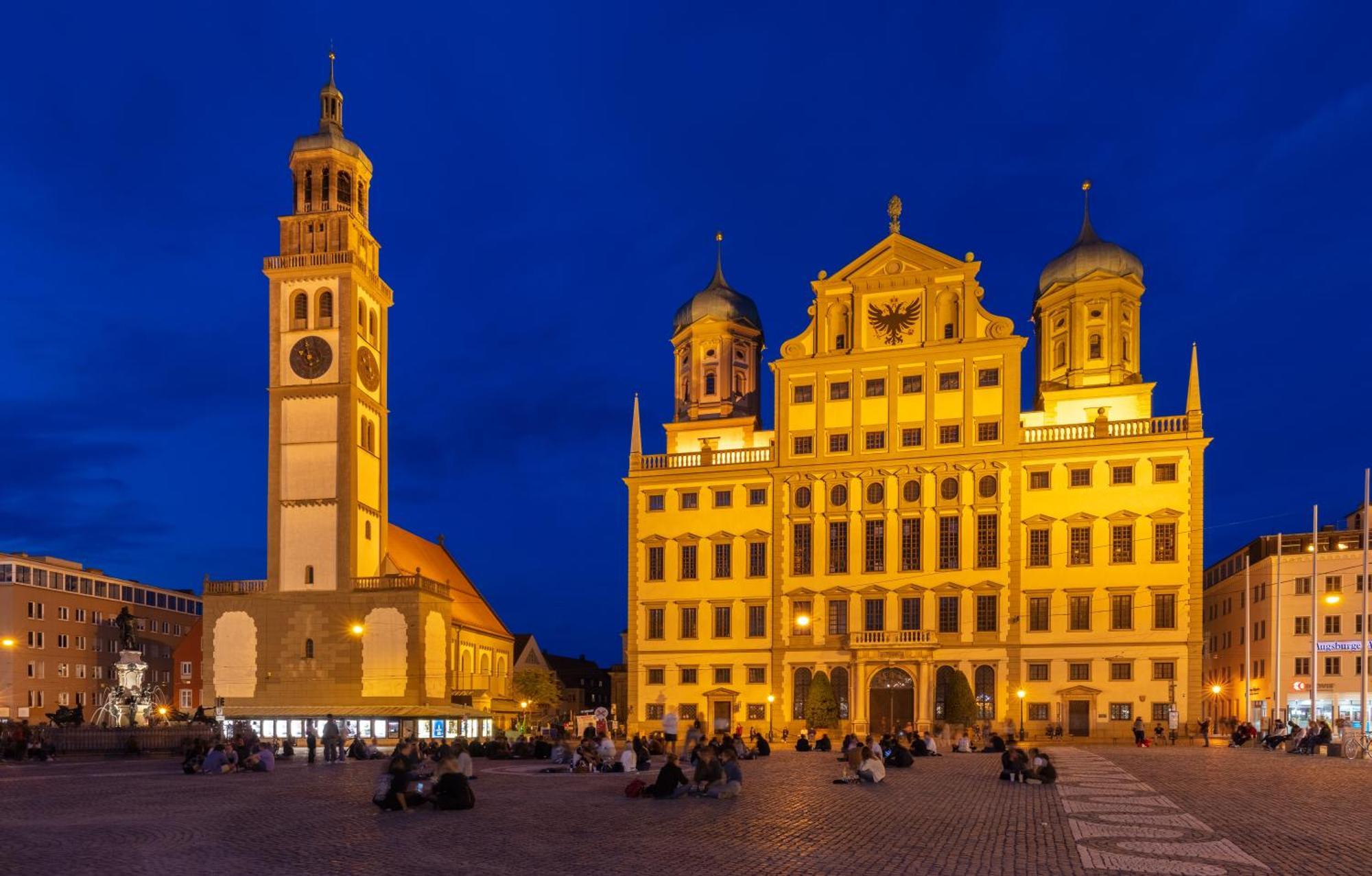 Gemuetliche Oase In Der Innenstadt, Zwei Minuten Zum Rathaus Augsburg Exterior foto